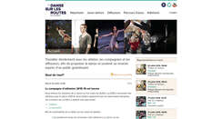 Desktop Screenshot of ladansesurlesroutes.com